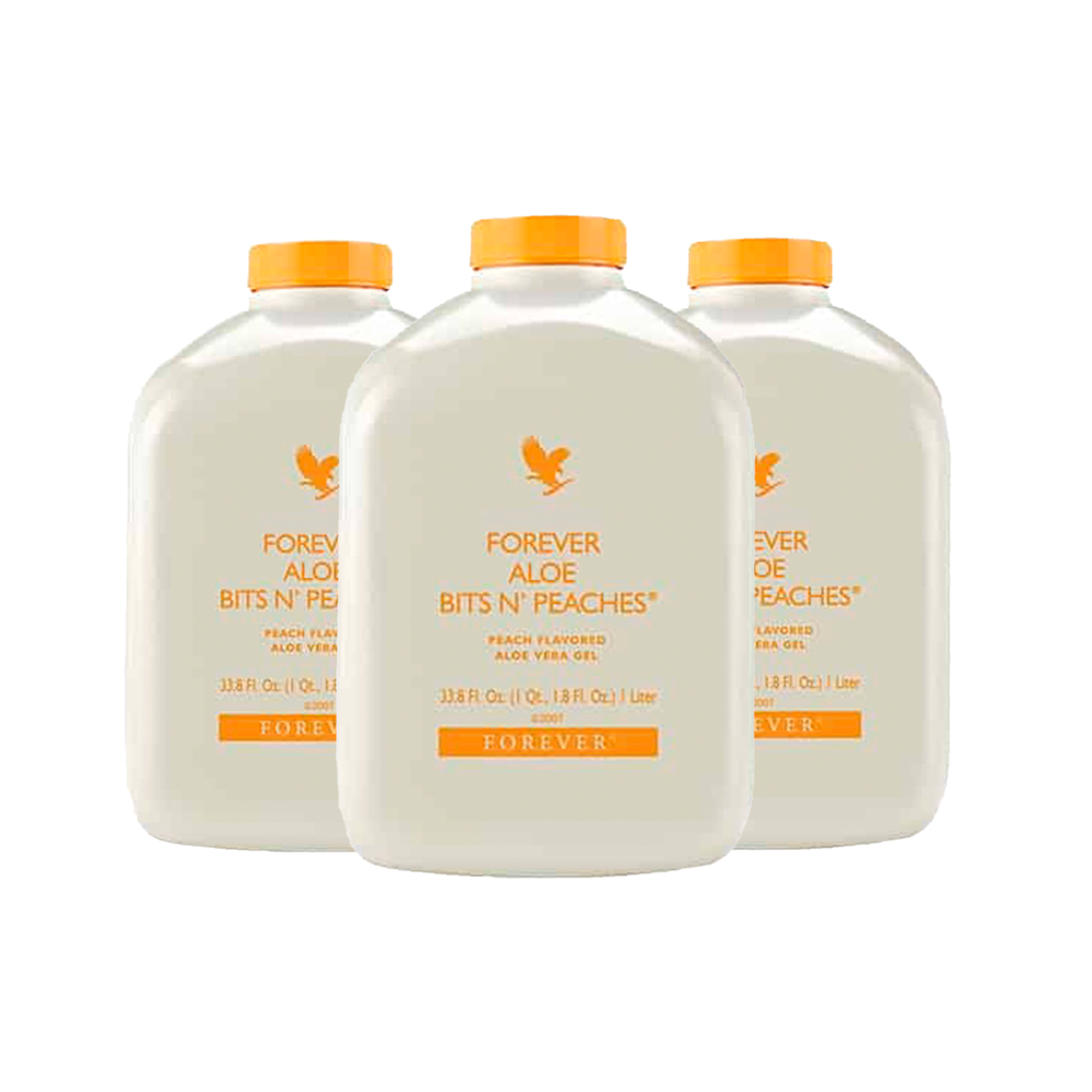 Promo Aloe Vera Gel Pêssego - 3 Unidades
