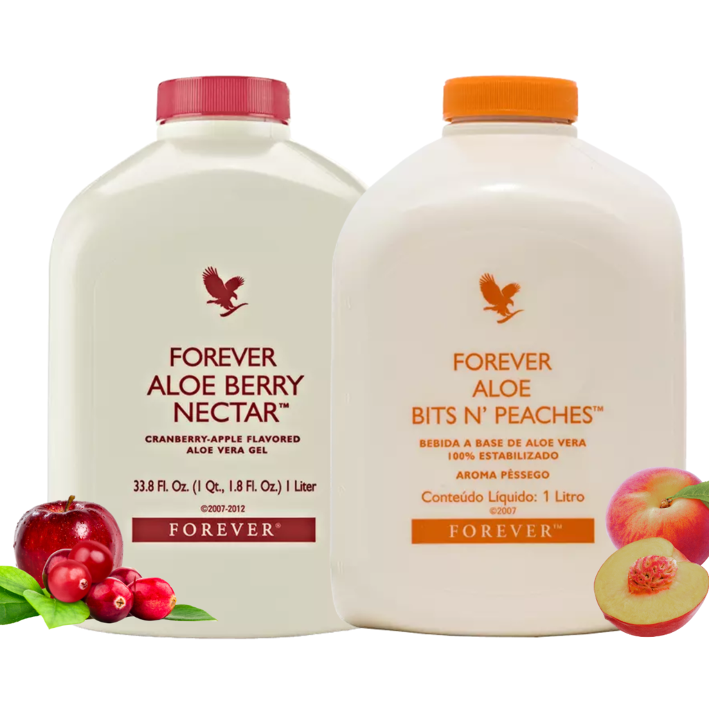 Aloe Vera Gel Cramberry + Pessego 2 LT - Natural e Concentrado