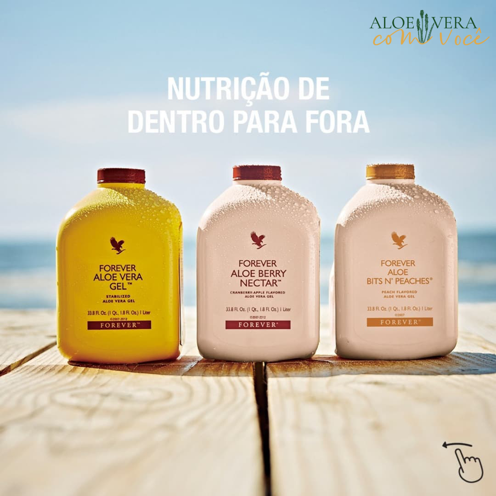 Promo Aloe Vera Gel - 3 Unidades - 1 de cada Sabor